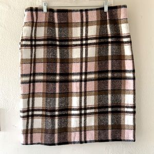 NWT IDEALSANXUN Pencil Plaid Skirts for Women Size XXL